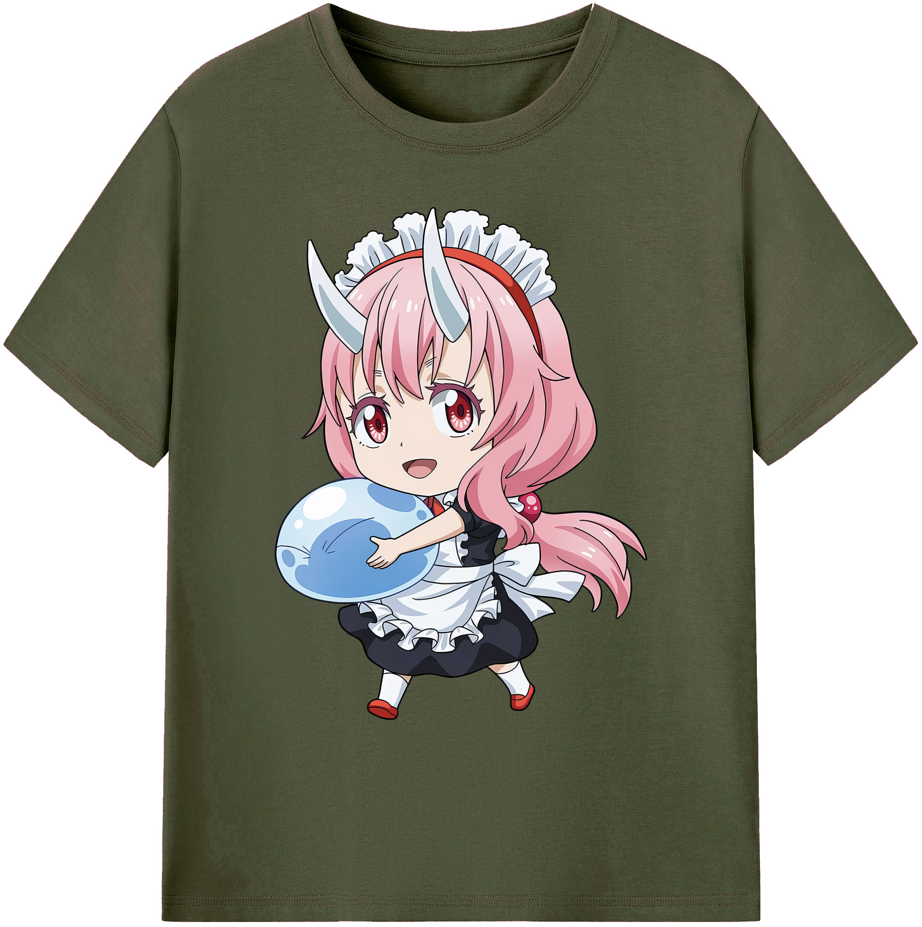 （画像用） 転スラ Regarding Reincarnated to Slime 綿100％ メンズ半袖Tシャツ｜肌触りやわらか＆通気性